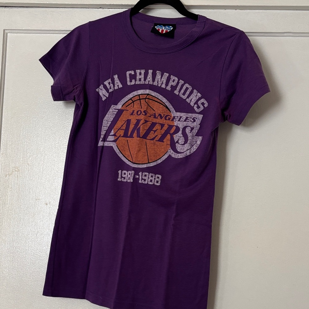 Junk Food Clothing Purple NBA Champions Tee